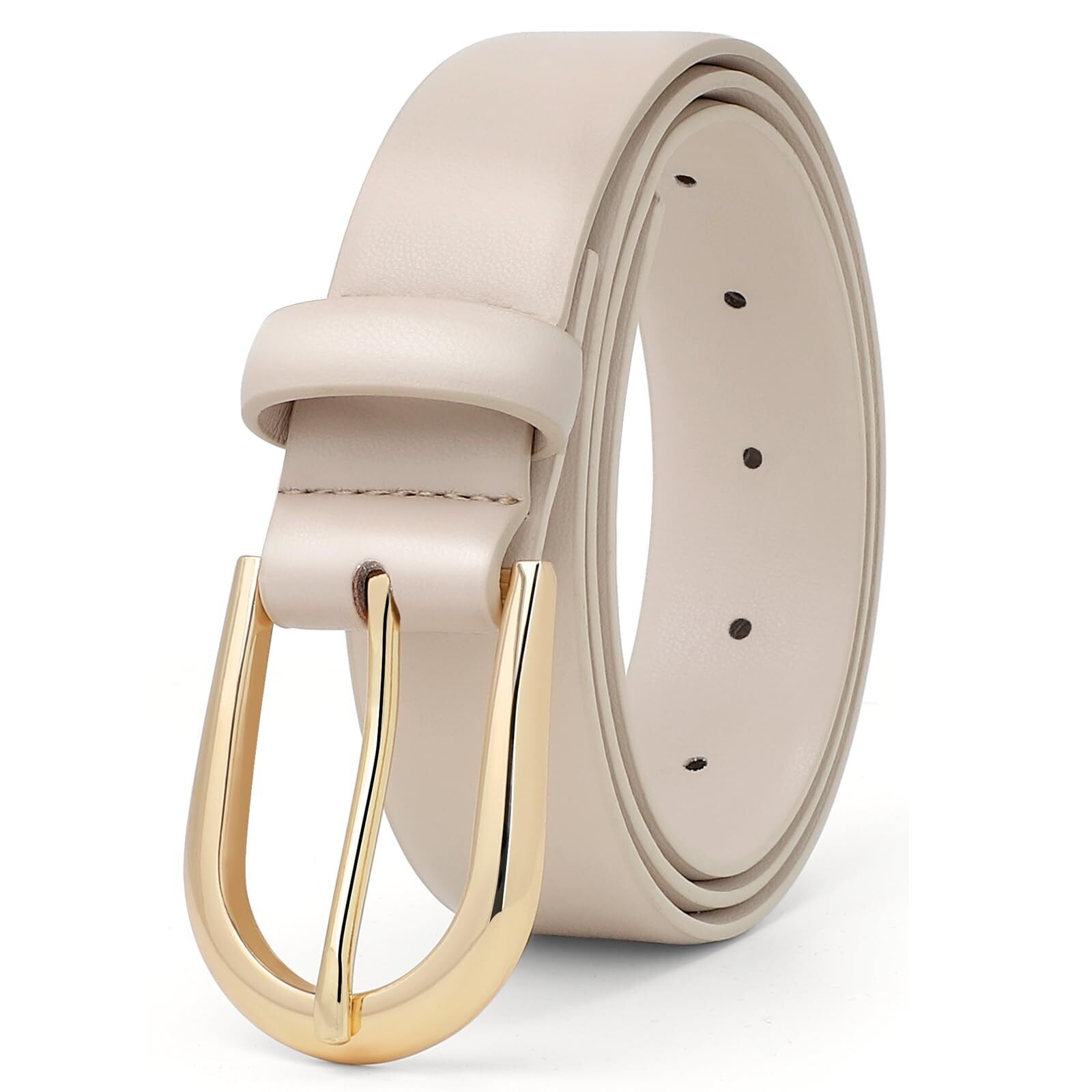5242 Women Belt For Jeans Pants Fashion Gold Buckle Ladies Dress Waist
